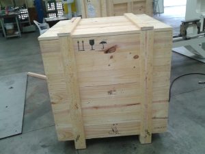 caixa de madeira para exportação